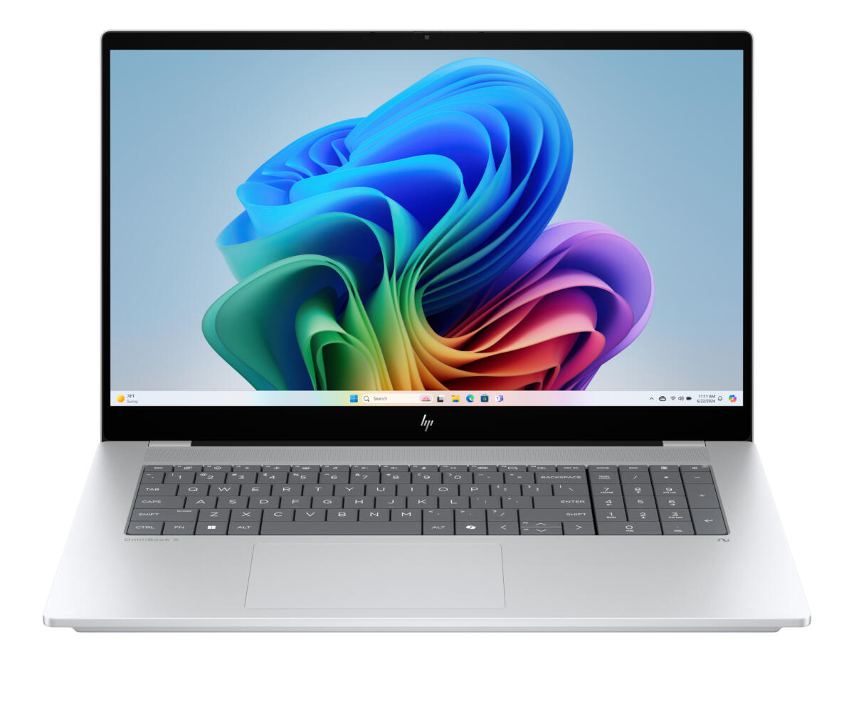 HP OmniBook X 17-DD0043 Core™ Ultra 9 288V 2TB SSD 32GB 17.3" (1920x1080) TOUCHSCREEN WIN11 GLACIER SILVER Backlit Keyboard US Sales Only