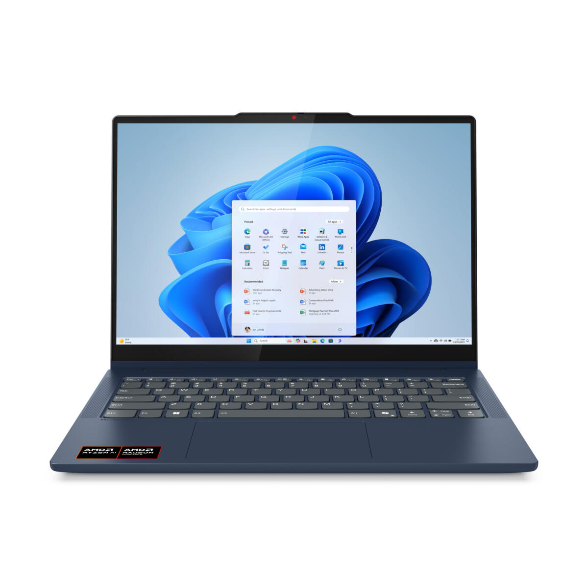 Lenovo 5 14AKP10 Copilot+ 2-IN-1 Ryzen™ AI 7 350 1TB SSD 16GB 14" WUXGA (1920x1200) TOUCHSCREEN IPS WIN11 IR Webcam COSMIC BLUE Backlit Keyboard