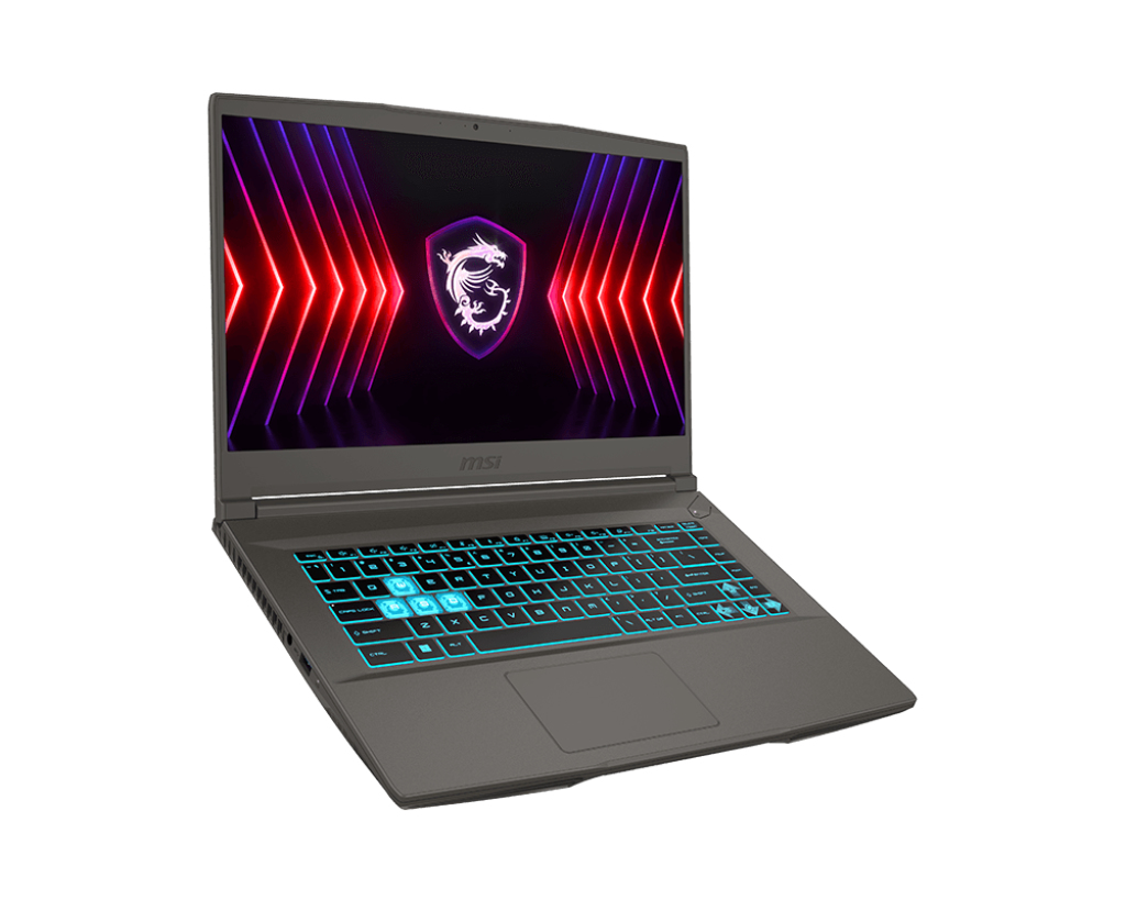MSI Thin A15 GAMING Ryzen™ 5 7535HS 512GB SSD 8GB 15.6" (1920x1080) 144Hz IPS WIN11 NVIDIA® RTX 4050 BLACK Backlit Keyboard