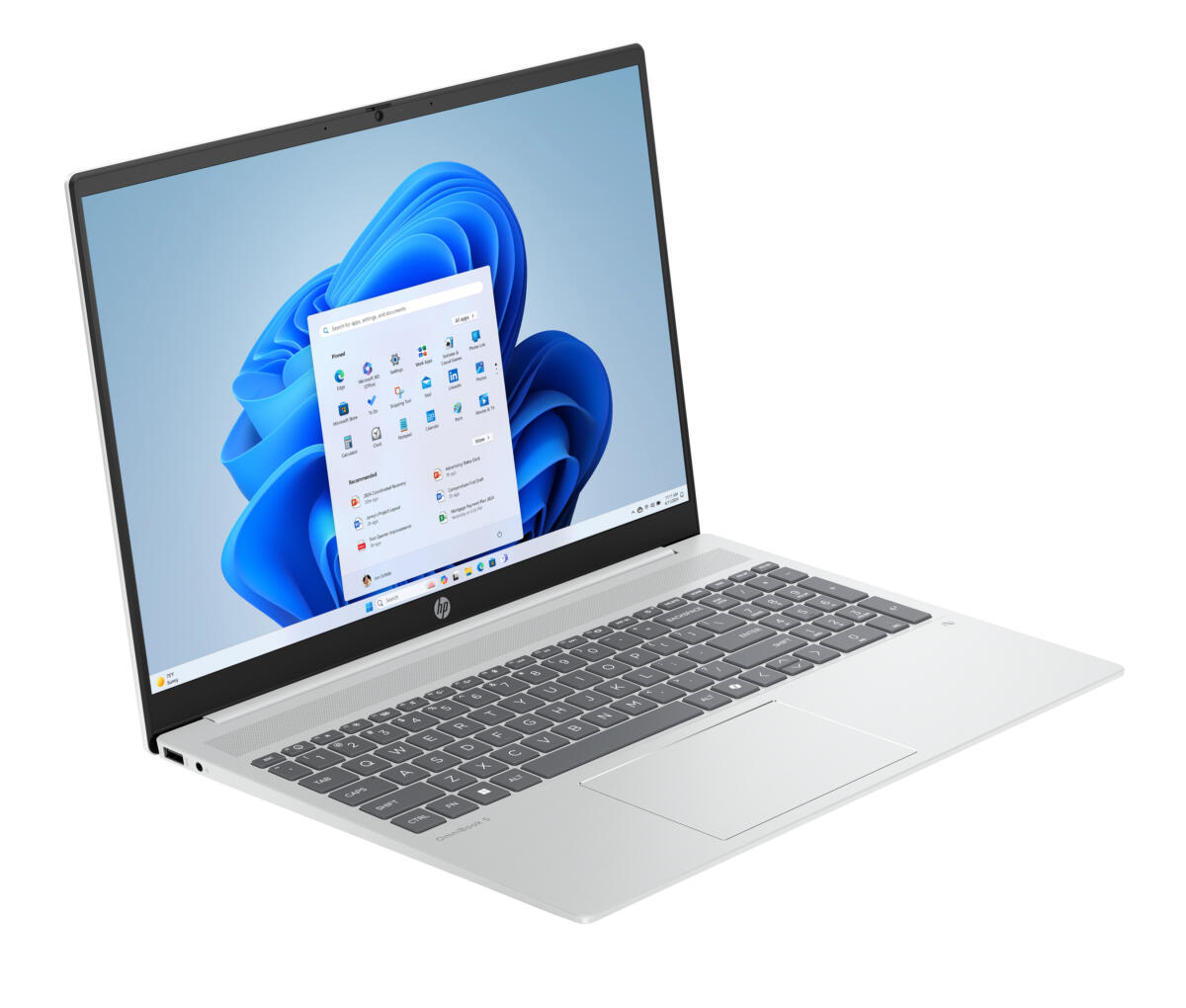 HP OmniBook 5 16-AG1175 AMD Ryzen™ AI 7 350 1TB SSD 16GB 16" (1920x1200) TOUCHSCREEN WIN11 GLACIER SILVER Backlit Keyboard - Image 2