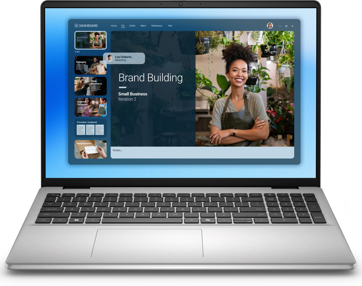 Dell 16 DC16251 Core 5 120U 512GB SSD 8GB 16" (1920x1080) TOUCHSCREEN IPS WIN11 Backlit Keyboard SILVER