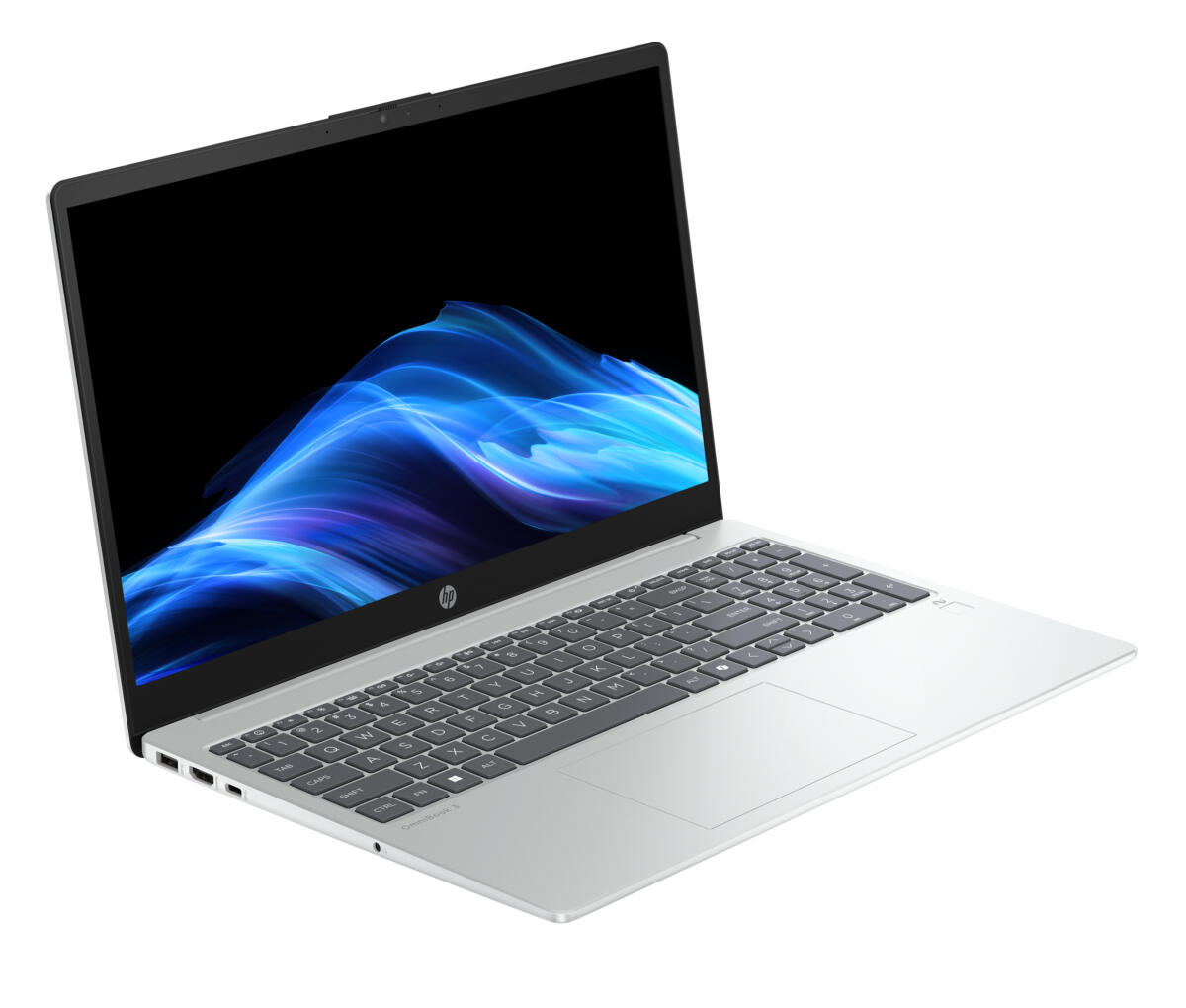 HP OmniBook 3 15-FN0105 Ryzen™ AI 5 330 512GB SSD 16GB 15.6" (1920x1080) TOUCHSCREEN IPS WIN11 GLACIER SILVER FP Reader - Image 2
