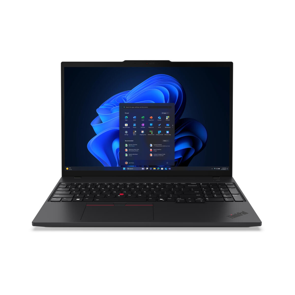 Lenovo ThinkPad T16 Gen 4 Core™ Ultra 7 255U 1TB SSD 32GB 16" (1920x1200) TOUCHSCREEN WIN11 Pro BLACK Backlit Keyboard FP Reader