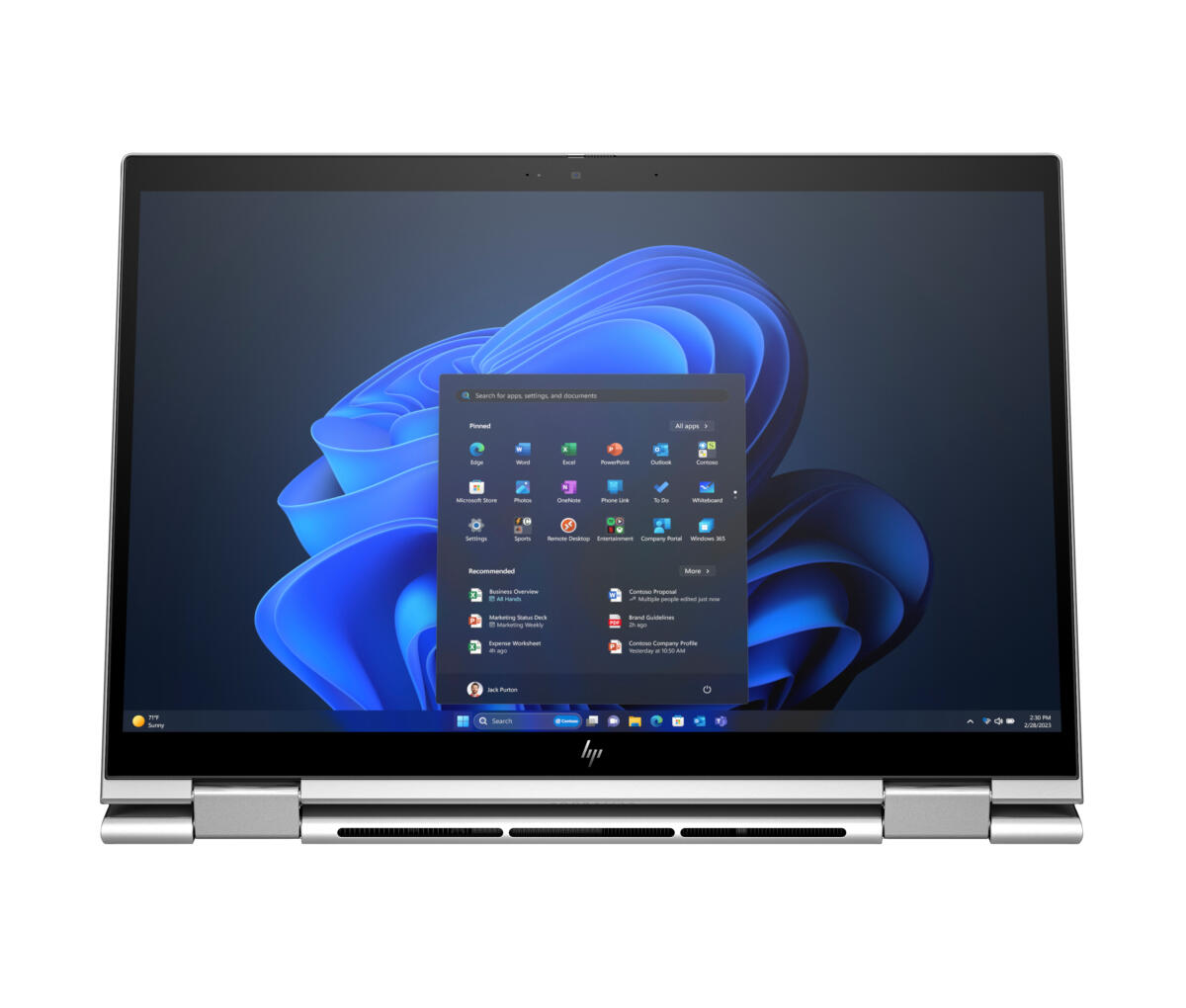 HP Elite X360 830 G11 2-IN-1 Core™ Ultra 7 165U 512GB SSD 16GB 13.3" WUXGA (1920x1200) TOUCHSCREEN WIN11 Pro NATURAL SILVER Backlit Keyboard FP Reader 0.63" thin, 2.91 lbs. US Sales Only