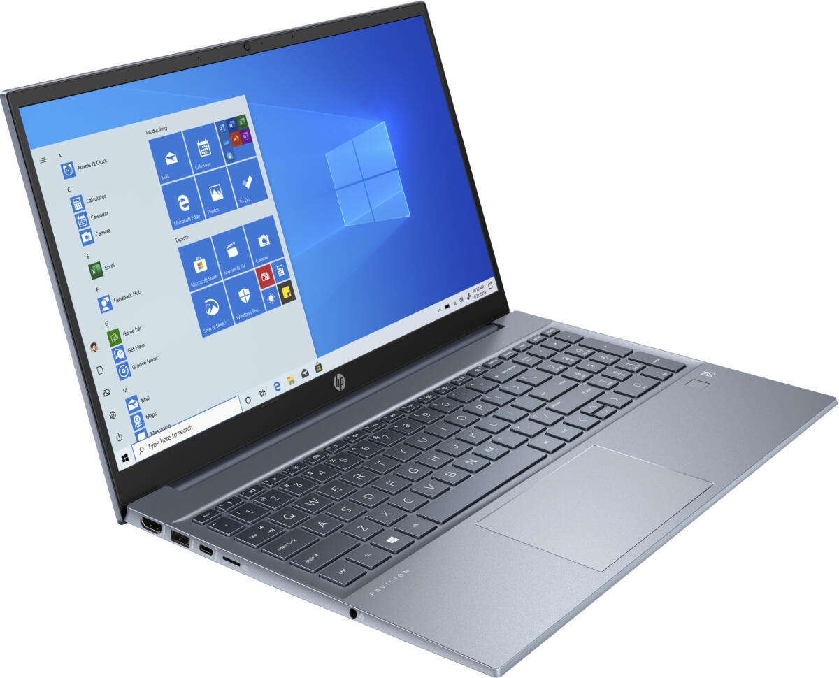 HP Pavilion 15-EH1070 Ryzen™ 7 5700U 512GB SSD 8GB 15.6" (1920x1080) IPS WIN10 FOG BLUE ALUMINUM - Image 3