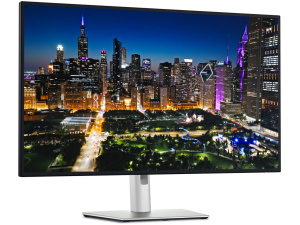 Dell U3225QE UltraSharp 32 4K Thunderbolt Hub Monitor 31.5" (3840x2160) IPS 5ms (GtG) 2xDP (1.4) 1xHDMI 2xThunderbolt (Up/Down) USB Hub 2xSpeakers Adjustable Stand SILVER / BLACK FRAME