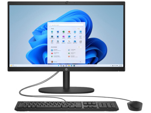 HP 22-DG0340 ALL-IN-ONE Intel® N200 512GB SSD 8GB 21.5" (1920x1080) WIN11 Keyboard Mouse JET BLACK