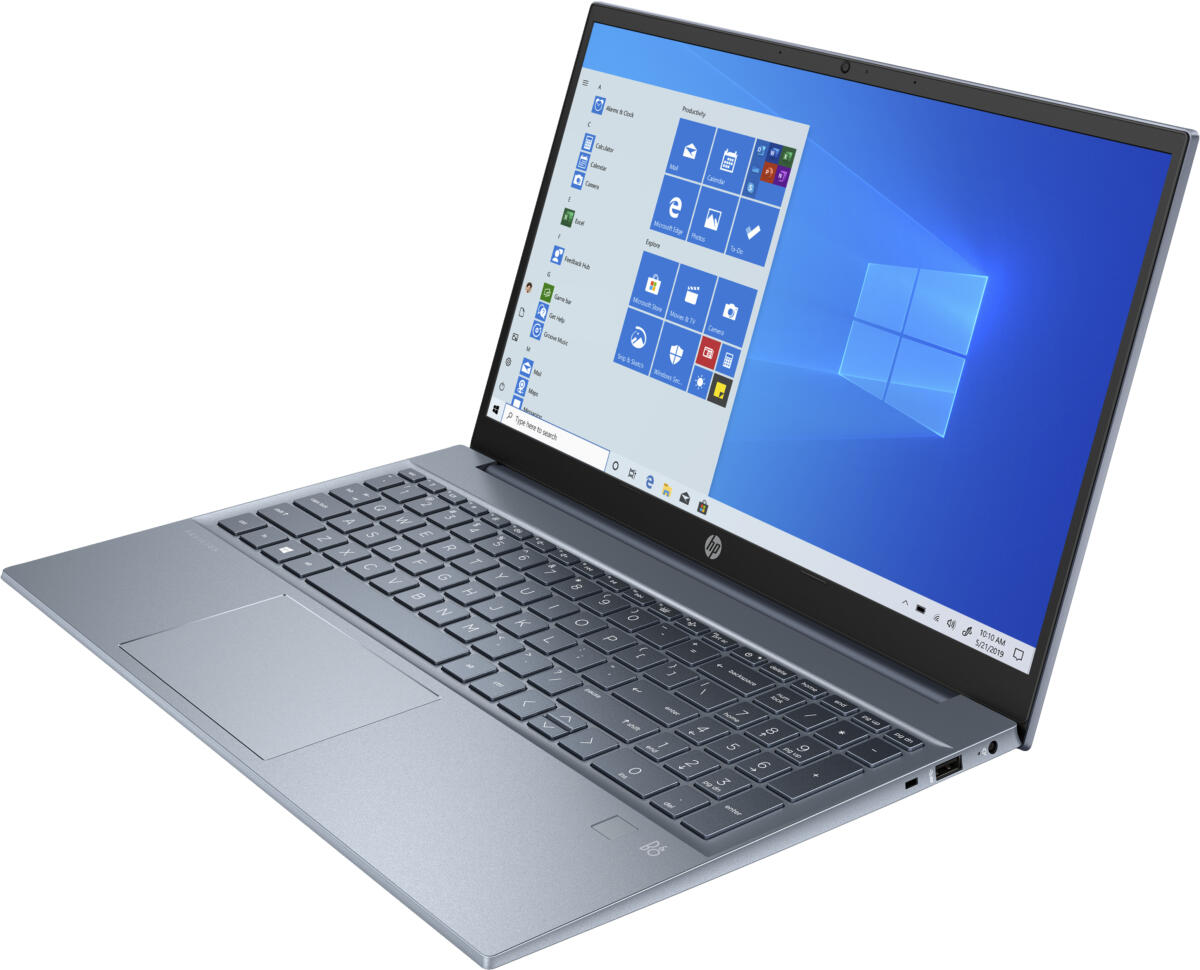 HP Pavilion 15-EH1070 Ryzen™ 7 5700U 512GB SSD 8GB 15.6" (1920x1080) IPS WIN10 FOG BLUE ALUMINUM - Image 2