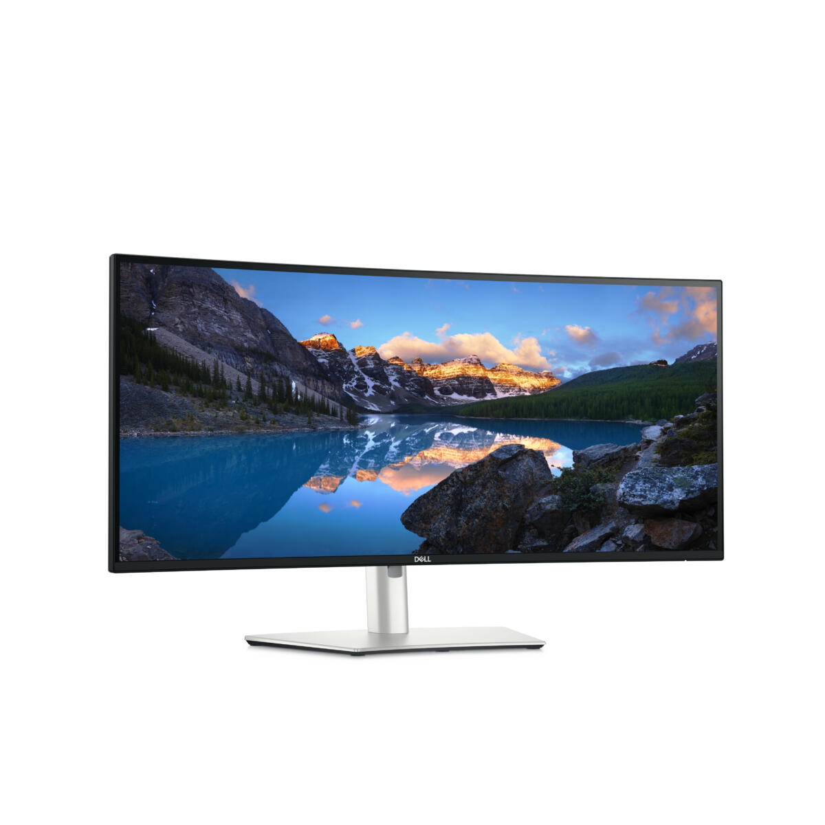 Dell U3425WE UltraSharp 34 Curved Thunderbolt Hub Monitor 34.1" UW-QHD (3440x1440) 120Hz IPS 5ms 1900R 2000:1 2x Thunderbolt (Up/Down) 2xHDMI (2.1/2.2) 1xDP (1.4) USB Hub 2xSpeakers Adjustable Stand SILVER / BLACK FRAME - Image 3