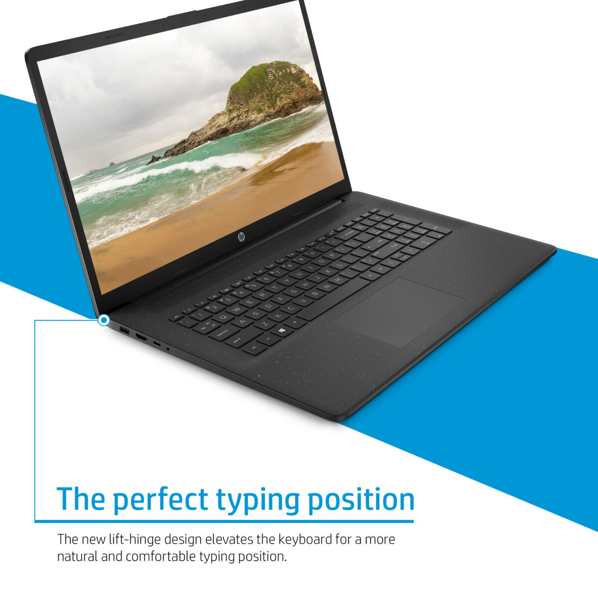 HP 17-CN3327 Core™ i7-1355U 1TB SSD 16GB 17.3" (1920x1080) WIN11 NATURAL SILVER - Image 6