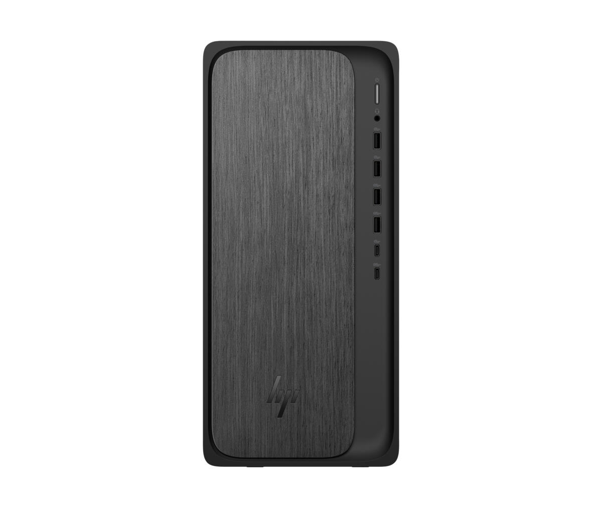 HP OMNIDESK M02-0095M TOWER AMD Ryzen™ 7 8700G2TB SSD 16GB WIN11 NVIDIA® RTX 3050 GB GRAY WOOD Wireless Keyboard Mouse US Sales Only