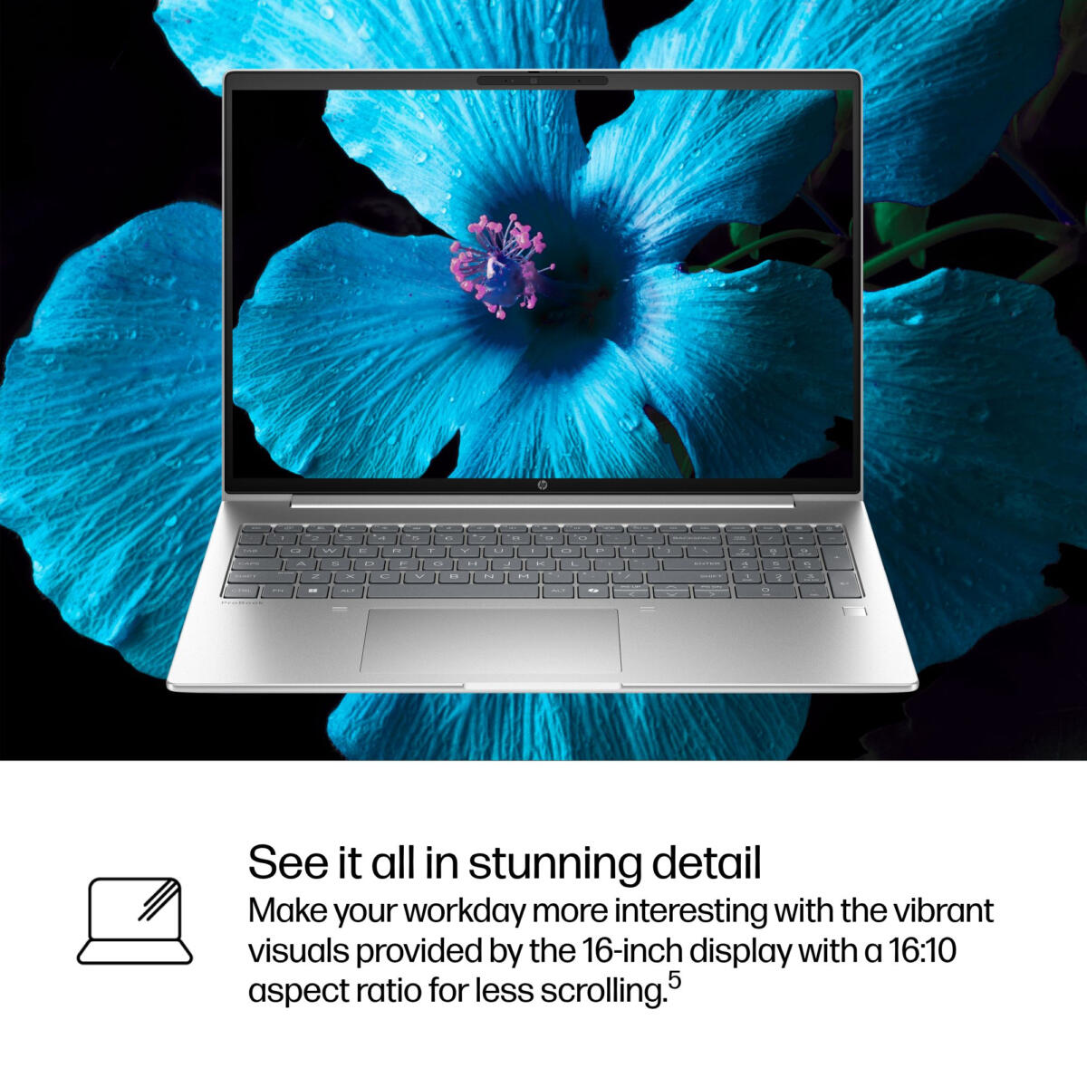 HP ProBook 4 G1i AI Core™ Ultra 5 225U 256GB SSD 16GB 16" WUXGA (1920x1200) IPS WIN11 Pro PIKE SILVER Backlit Keyboard - Image 7