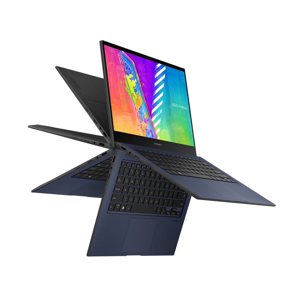 Asus VivoBook Flip 14 J1400KA-DS02T 2-IN-1 Celeron® Dual-Core N4500 64GB eMMC 4GB 14" (1366x768) TOUCHSCREEN WIN11 S QUIET BLUE - Image 2