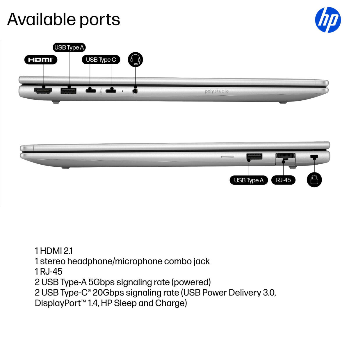 HP ProBook 4 G1i AI Core™ Ultra 5 225U 256GB SSD 16GB 16" WUXGA (1920x1200) IPS WIN11 Pro PIKE SILVER Backlit Keyboard - Image 5
