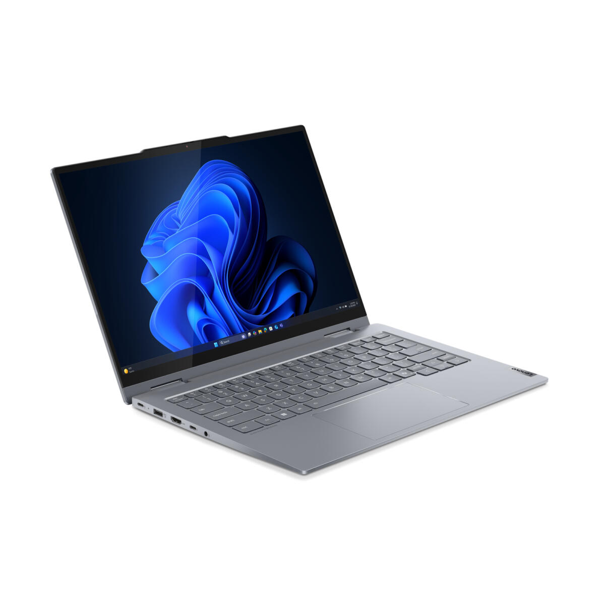 Lenovo ThinkBook 14 IAU Gen 5 2-IN-1 Core™ Ultra 5 225U 256GB SSD 16GB 14" WUXGA (1920x1200) TOUCHSCREEN IPS WIN11 Pro LUNA GREY Backlit Keyboard FP Reader Yoga Pen - Image 3