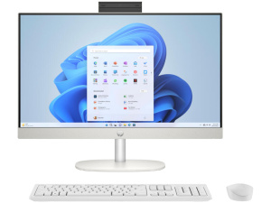 HP 24-CR1170 ALL-IN-ONE Core™ Ultra 5 125U 512GB SSD 8GB 23.8" (1920x1080) TOUCHSCREEN IPS WIN11 IR Webcam keyboard Mouse SHELL WHITE