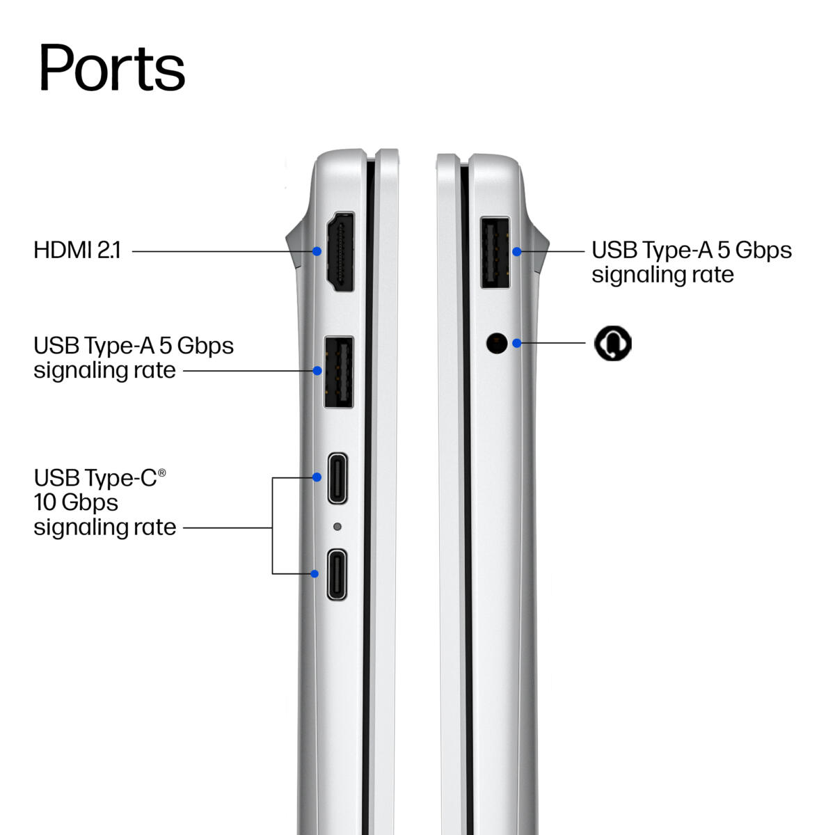 HP OmniBook 3 16-BZ0010WM Snapdragon X X1-26-100 AI 512GB SSD 16GB 16" (1920x1200) WIN11 MICA SILVER - Image 7