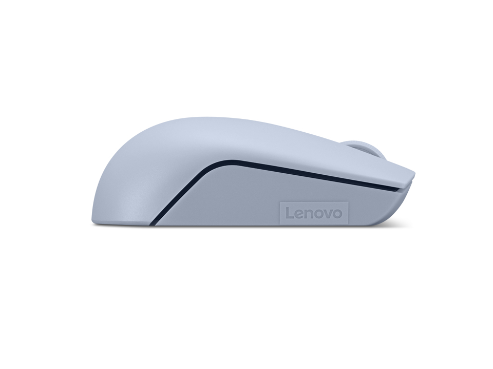 Lenovo 300 Wireless Compact Mouse w/Battery FROST BLUE - Image 3