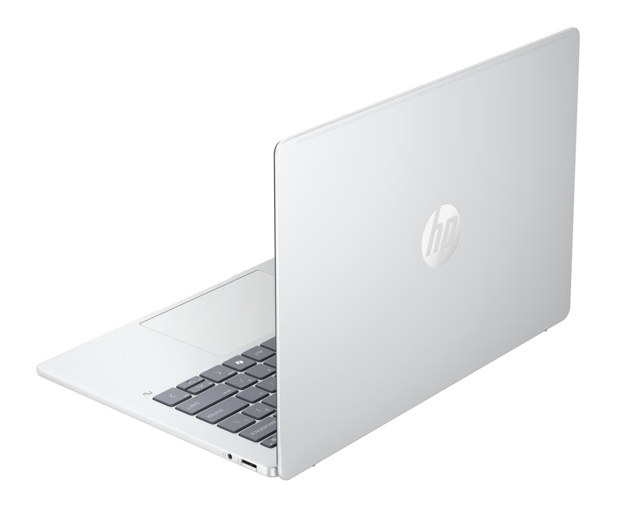 HP OmniBook 5 NGAI 14-HE0007 Snapdragon® X1-26-100 2562GB SSD 16GB 14" (1920x1200) OLED WIN11 GLACIER SILVER Backlit Keyboard US Sales Only - Image 3