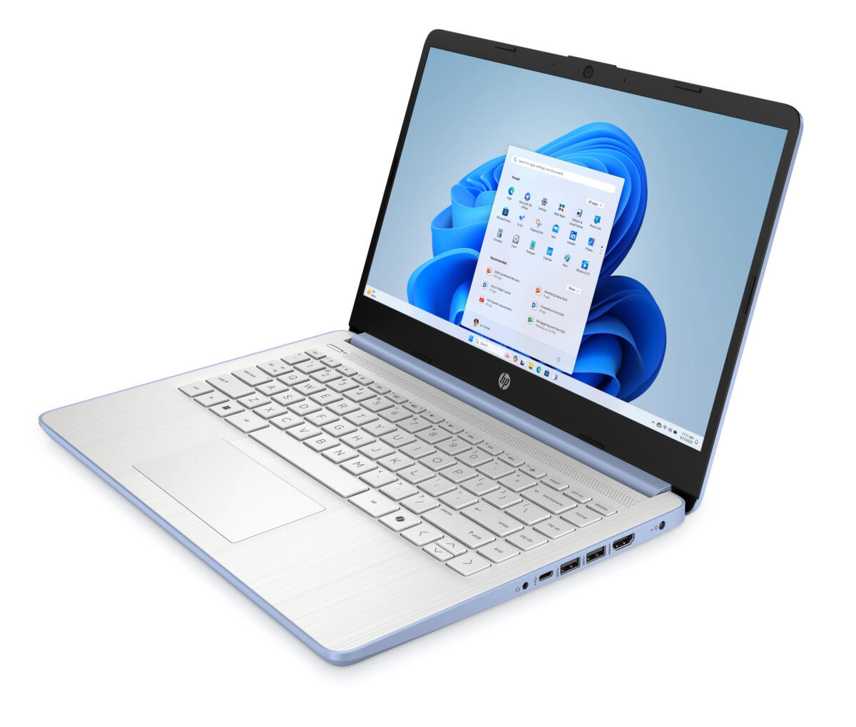 HP 14-DQ6102 Intel® N150 128GB UFS 4GB 14" (1366x768) WIN11 SKY BLUE DAMAGED BOX - Image 5
