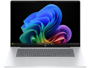 HP OmniBook 5 NGAI 16-FB0027 Snapdragon® X1-26-100 512GB SSD 16GB 16" (1920x1200) OLED WIN11 GLACIER SILVER Backlit Keyboard US Sales Only