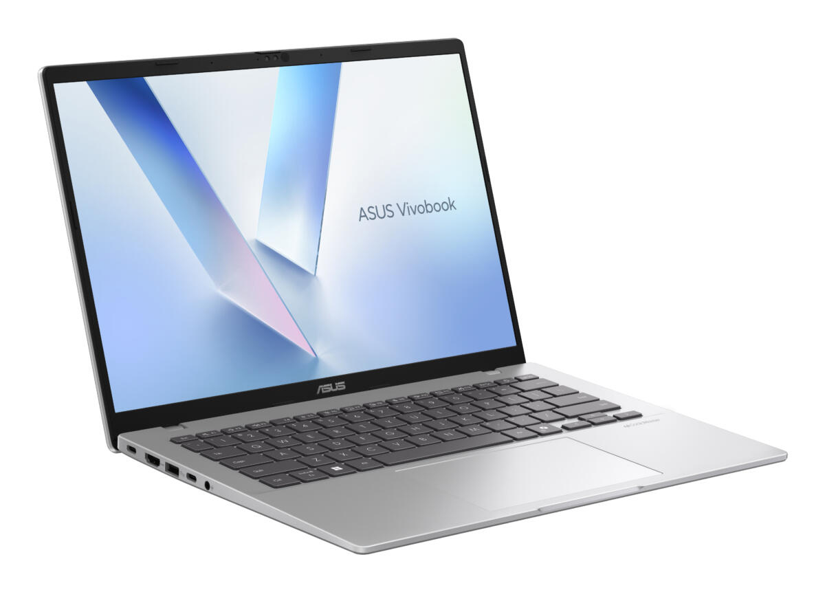 Asus VivoBook X1407QA-BS56 Snapdragon® X X1-26-100 512GB SSD 16GB 14" (1920x1200) WIN11 COOL SILVER Backlit Keyboard