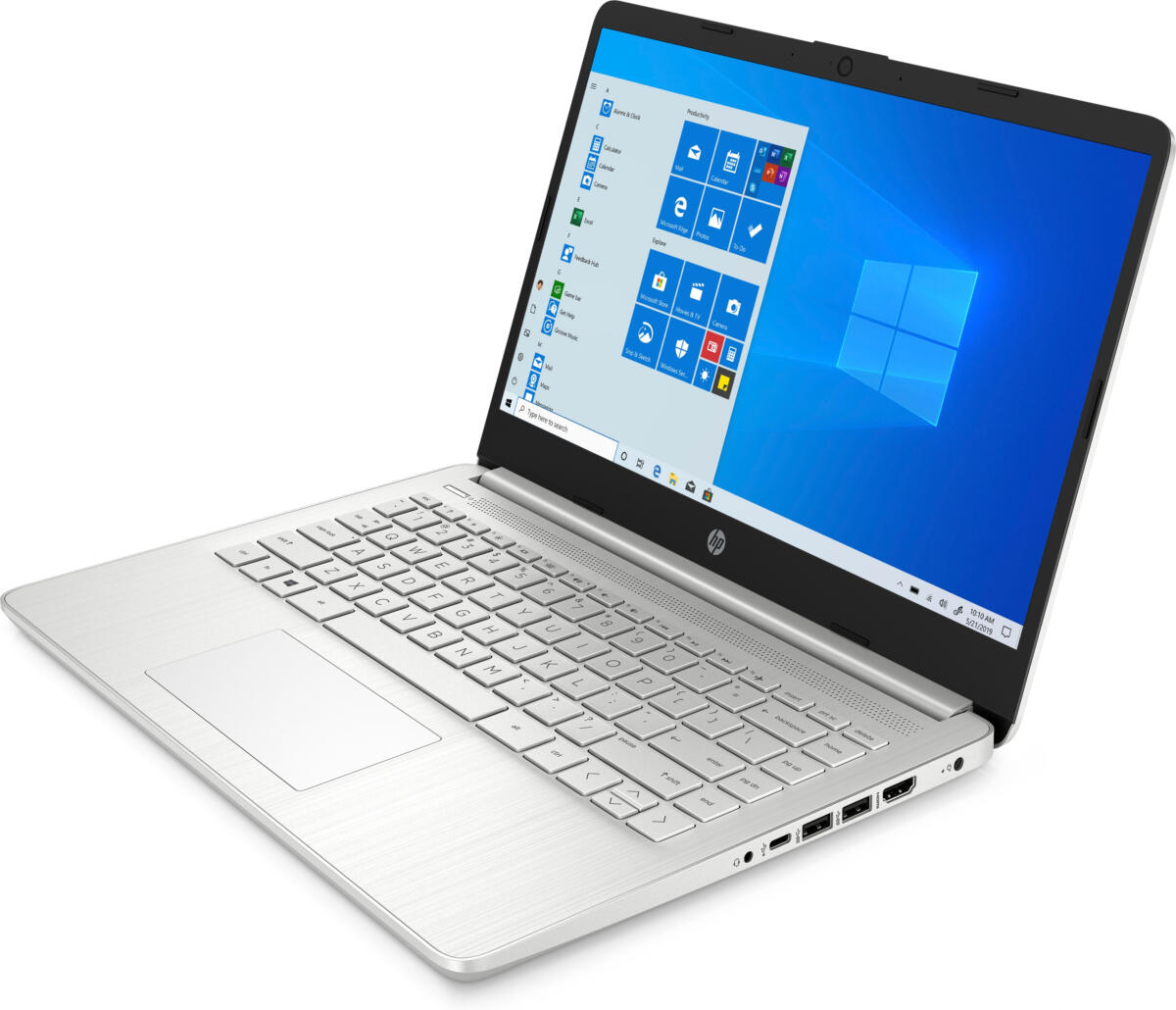 HP 14-DQ2013 Core™ i3-1115G4 256GB SSD 8GB 14" (1366x768) TOUCHSCREEN WIN11 NATURAL SILVER SUPPLIER WARRANTY RE-IMAGED - Image 2