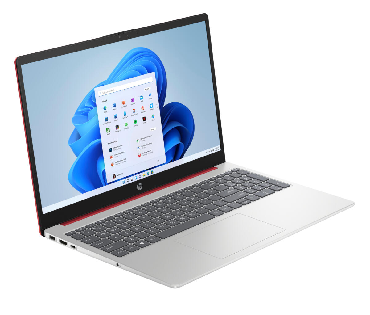 HP 15-FD0083 Pentium® N200 128GB SSD 4GB 15.6" (1366x768) WIN11 S SCARLET RED Retail Box - Image 2