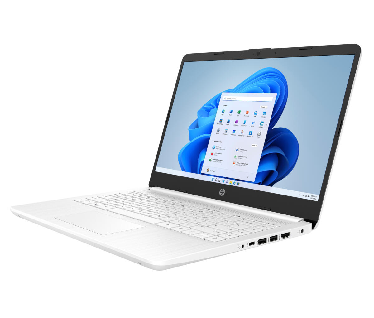 HP 14-DQ0052 Celeron N4120 64GB eMMC 4GB 14.0" (1366x768) WIN11 S SNOWFLAKE WHITE - Image 4
