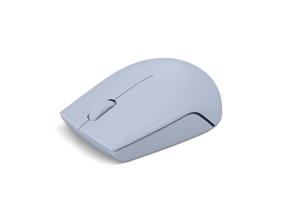 Lenovo 300 Wireless Compact Mouse w/Battery FROST BLUE - Image 4