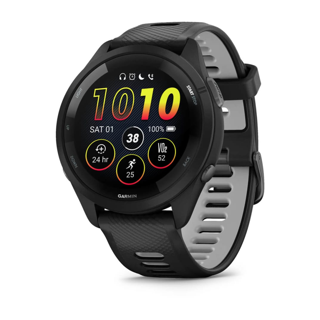Garmin Forerunner 265 GPS Smartwatch 46 mm Fiber-Reinforced polymer BLACK