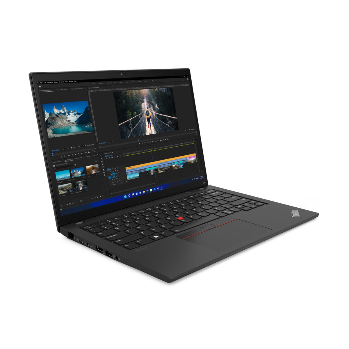 Lenovo ThinkPad T14 Gen 3 Core™ i5-1235U 512GB SSD 16GB 14" WUXGA (1920x1200) IPS WIN11 Pro IR Webcam THUNDER BLACK Backlit Keyboard FP Reader - Image 5