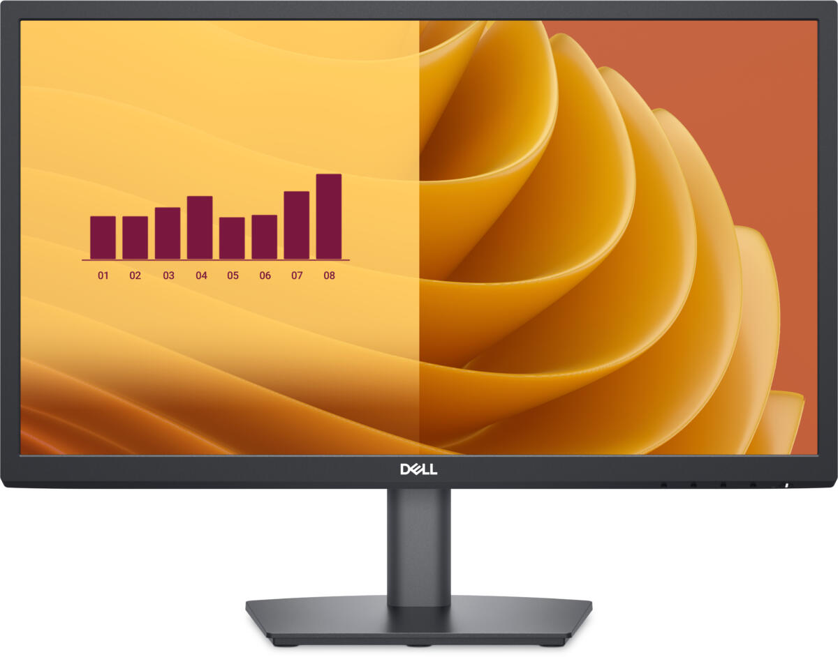 Dell E2225H 22" (1920x1080) 75Hz 5ms 250 cd/m² 3000:1 DP VGA LCD Adjustable Stand Monitor BLACK