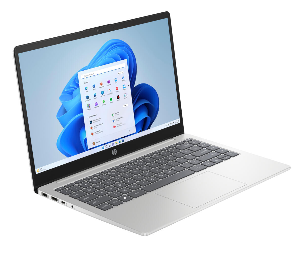 HP 14-EM0111 Athlon™ Silver 7120U 256GB SSD 4GB 14" (1366x768) WIN11 NATURAL SILVER - Image 2