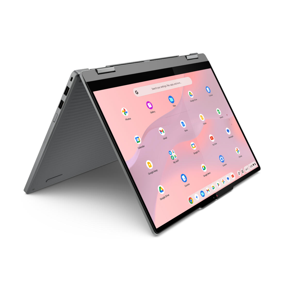 Lenovo Chromebook Plus 12ITN10 2-IN-1 Core™ 3 N355 128GB SSD 8GB 14" (1920x1200) TOUCHSCREEN Chrome OS GRAY - Image 3