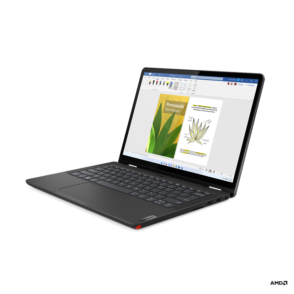 Lenovo 13w Yoga Gen 2 2-IN-1 AMD Ryzen™ 5 7530U 256GB SSD 8GB 13.3" (1920x1200) TOUCHSCREEN WIN11 Pro THUNDER BLACK Backlit Keyboard FP Reader Lenovo® Integrated Pen - Image 2