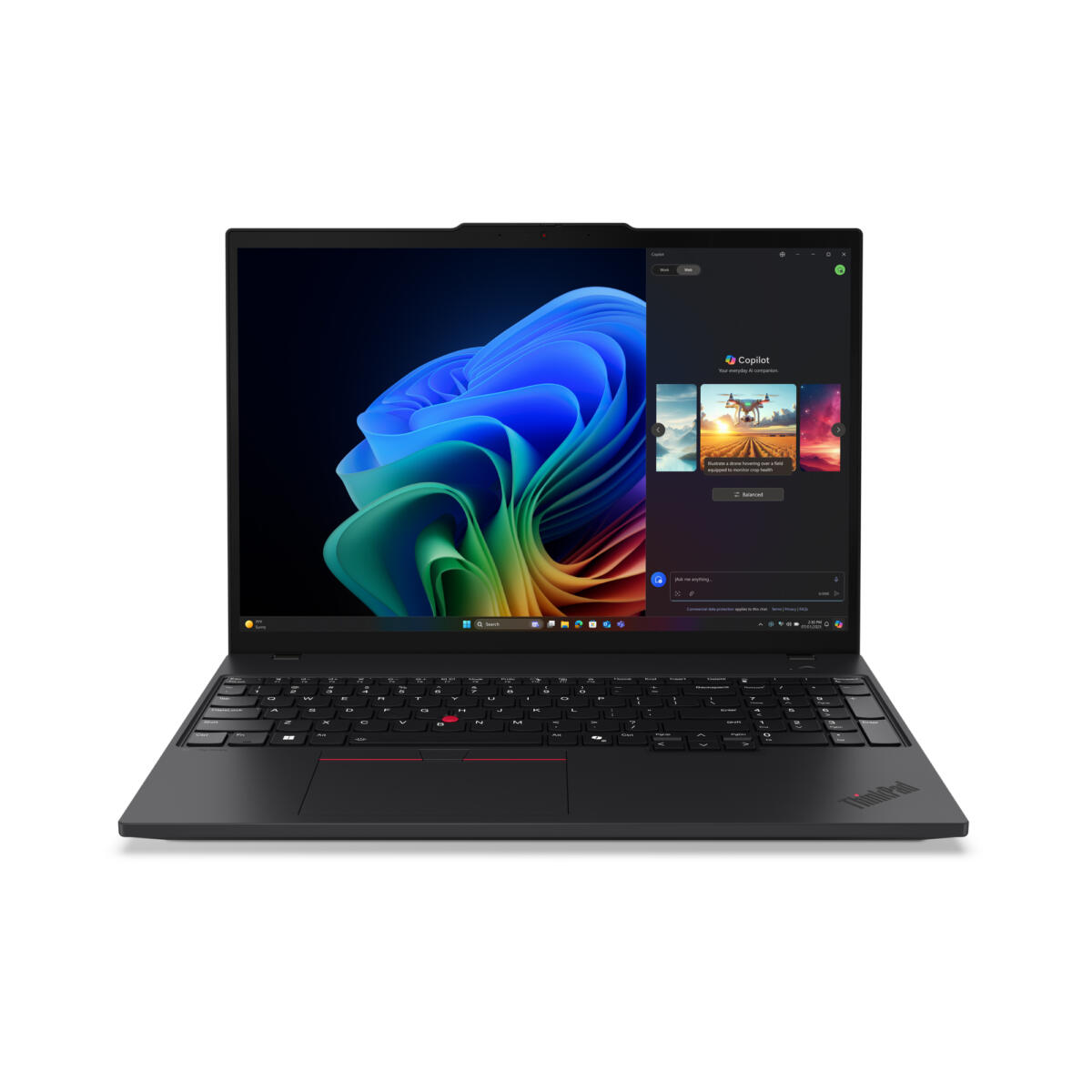 Lenovo ThinkPad T16 Gen 4 Copilot+ AMD Ryzen™ AI 5 PRO 340 256GB SSD 16GB 16" (1920x1200) WIN11 Pro BLACK Backlit Keyboard FP Reader