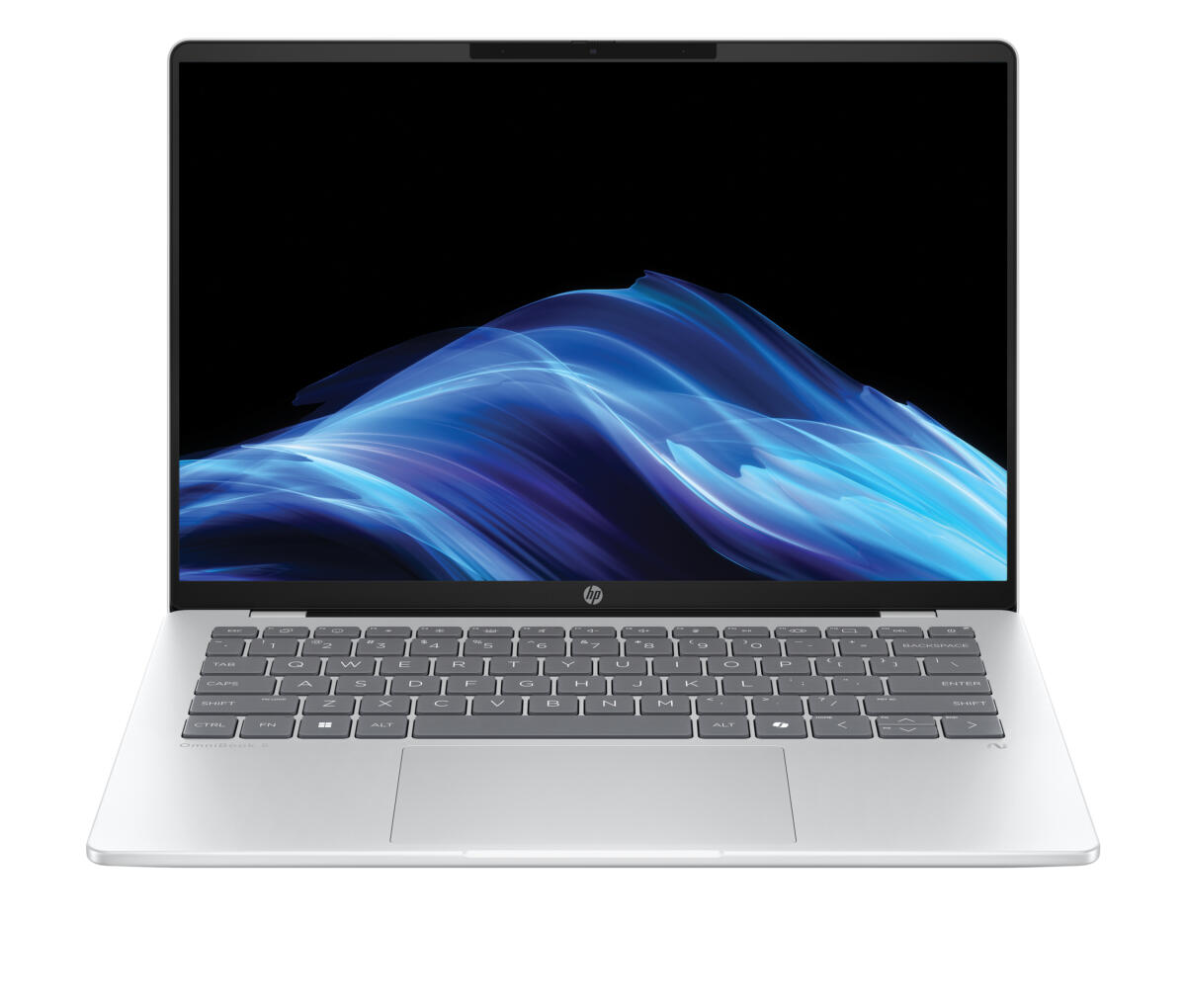 HP OmniBook 5 NGAI 14-HE0007 Snapdragon® X1-26-100 2562GB SSD 16GB 14" (1920x1200) OLED WIN11 GLACIER SILVER Backlit Keyboard US Sales Only
