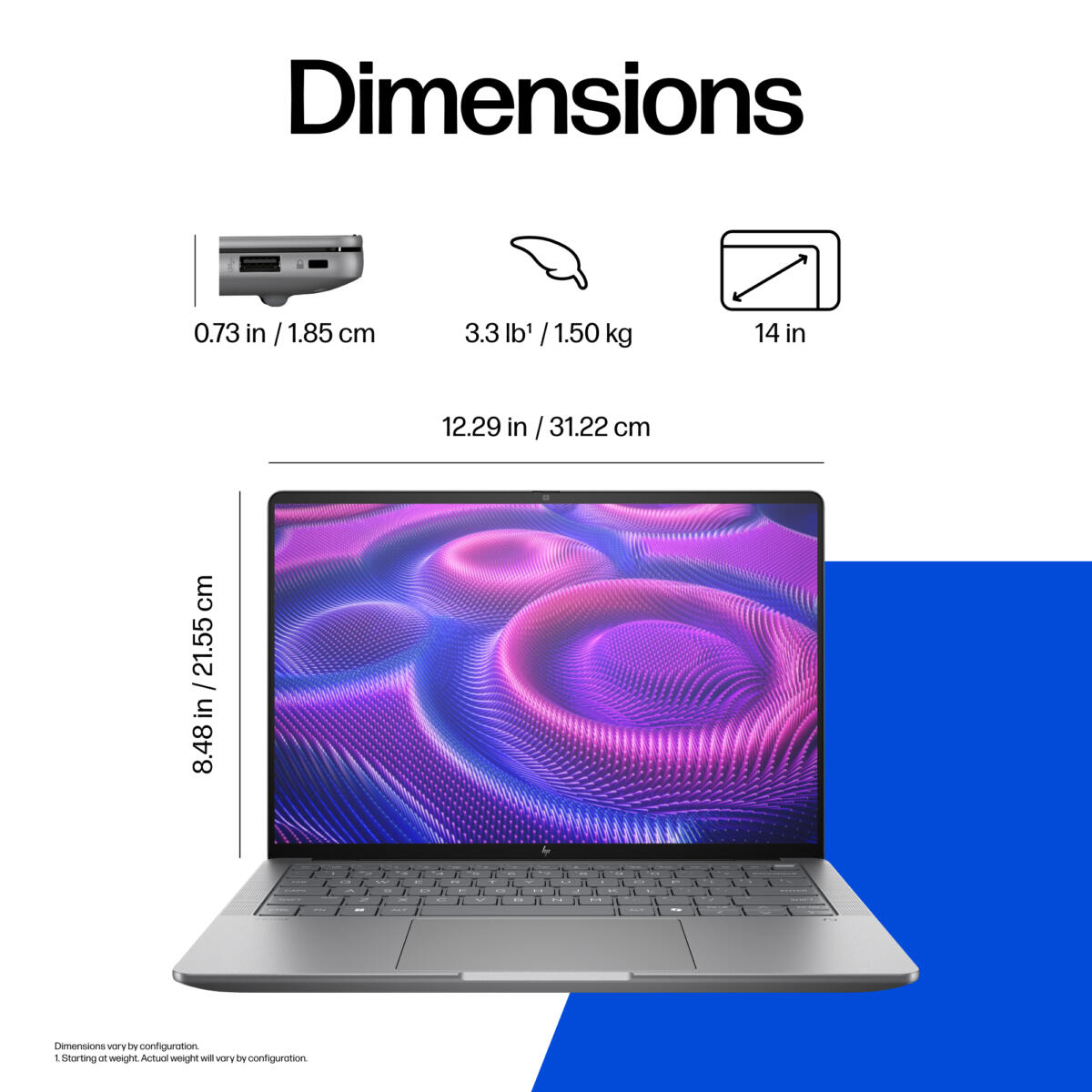 HP ZBook Ultra G1a Mobile Workstation AMD Ryzen™ AI MAX PRO 390 1TB SSD 32GB 14" (1920x1200) WIN11 Pro IR Webcam METEOR SILVER Backlit Keyboard FP Reader - Image 6