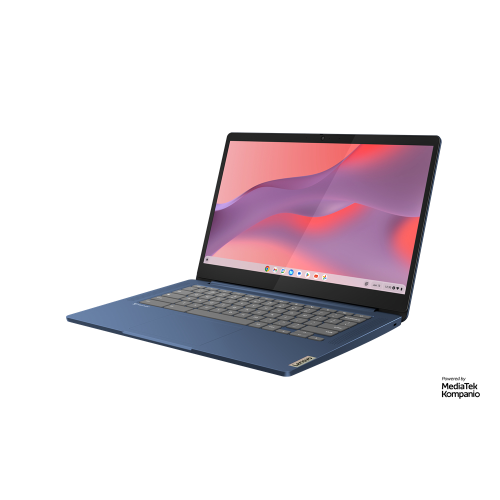 Lenovo Slim 3 Chromebook MediaTek Kompanio 500 Series 64GB eMMC 4GB 14" (1920x1080) TOUCHSCREEN CHROME OS BLUE