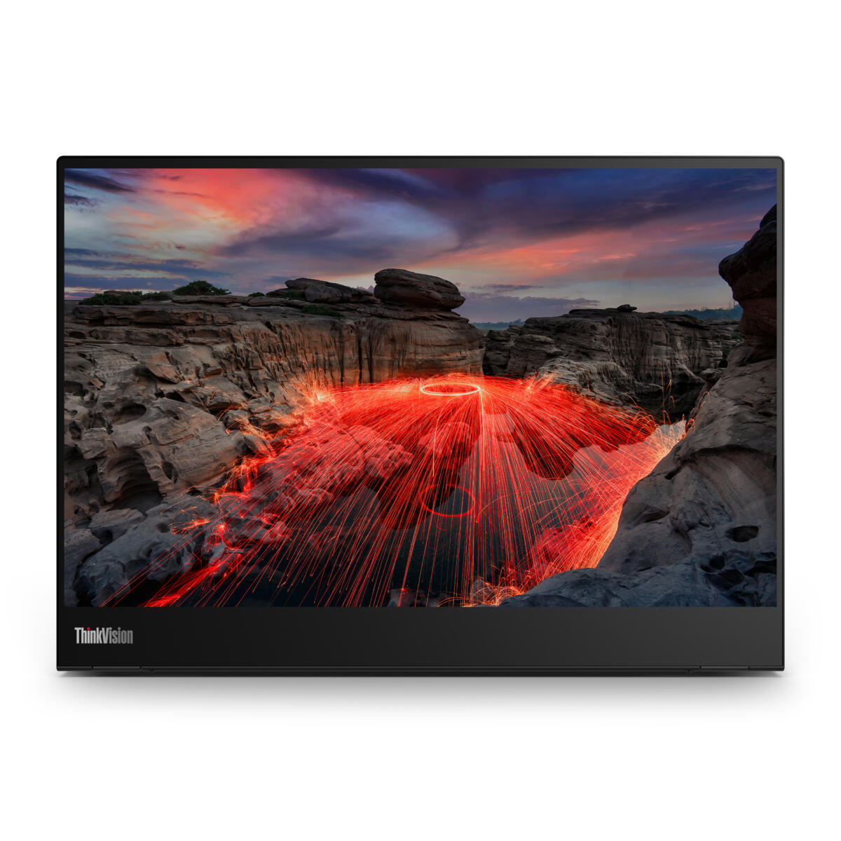 Lenovo ThinkVision M14t Gen 2 Monitor 14" (2240x1400) TOUCHSCREEN IPS 300 cd/m² 1500:1 2xUSB-C (w / DP 1.2) 16:10 Adjustable Stand RAVEN BLACK