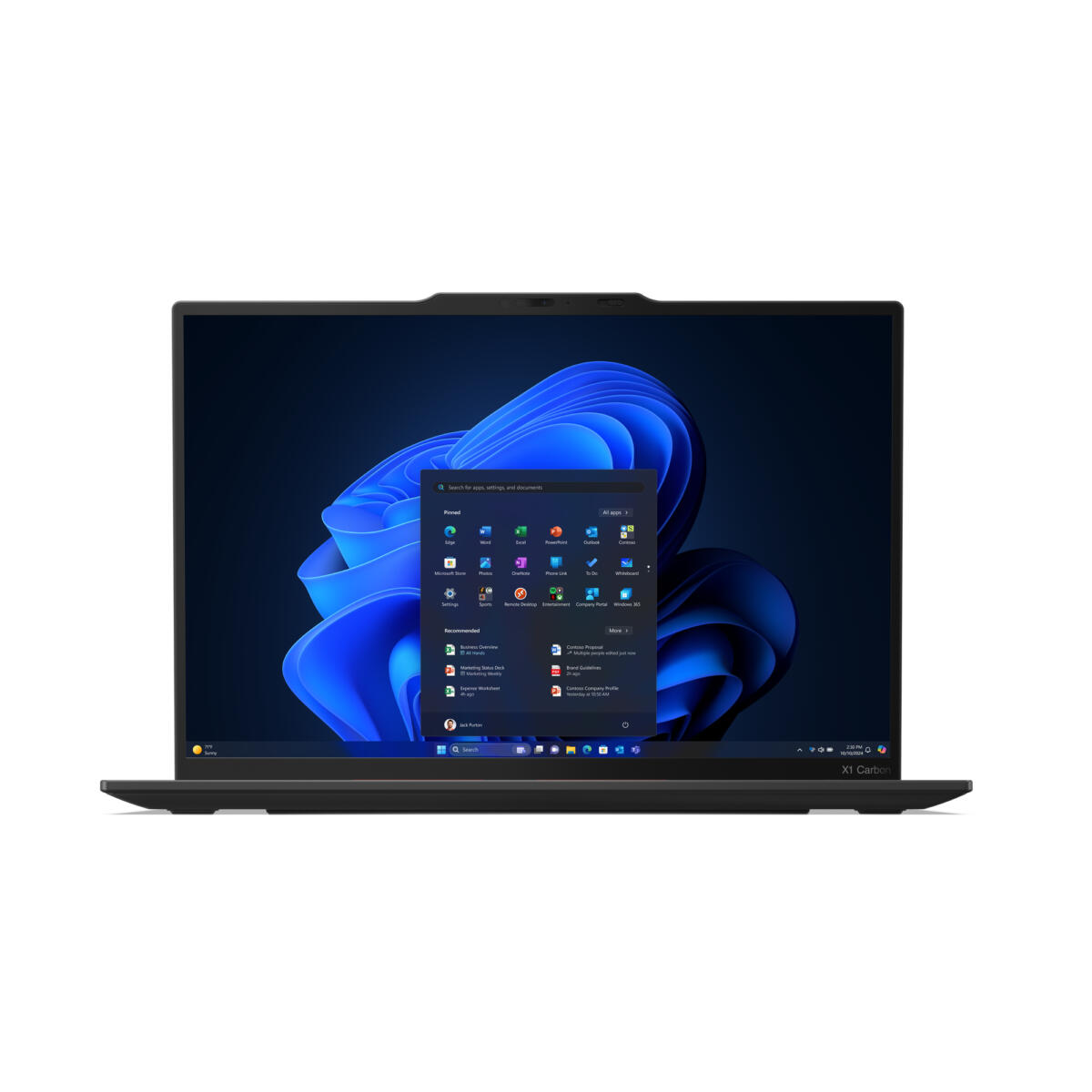 Lenovo ThinkPad X1 Carbon Gen 13 Aura Edition AI PC Core™ Ultra 5 235U 512GB SS 16GB 14" WUXGA (1920x1200) IPS WIN11 Pro IR Webcam BLACK PAINT Backlit Keyboard FP Reader - Image 2