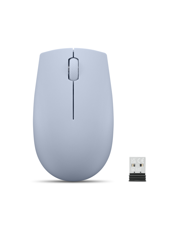 Lenovo 300 Wireless Compact Mouse w/Battery FROST BLUE