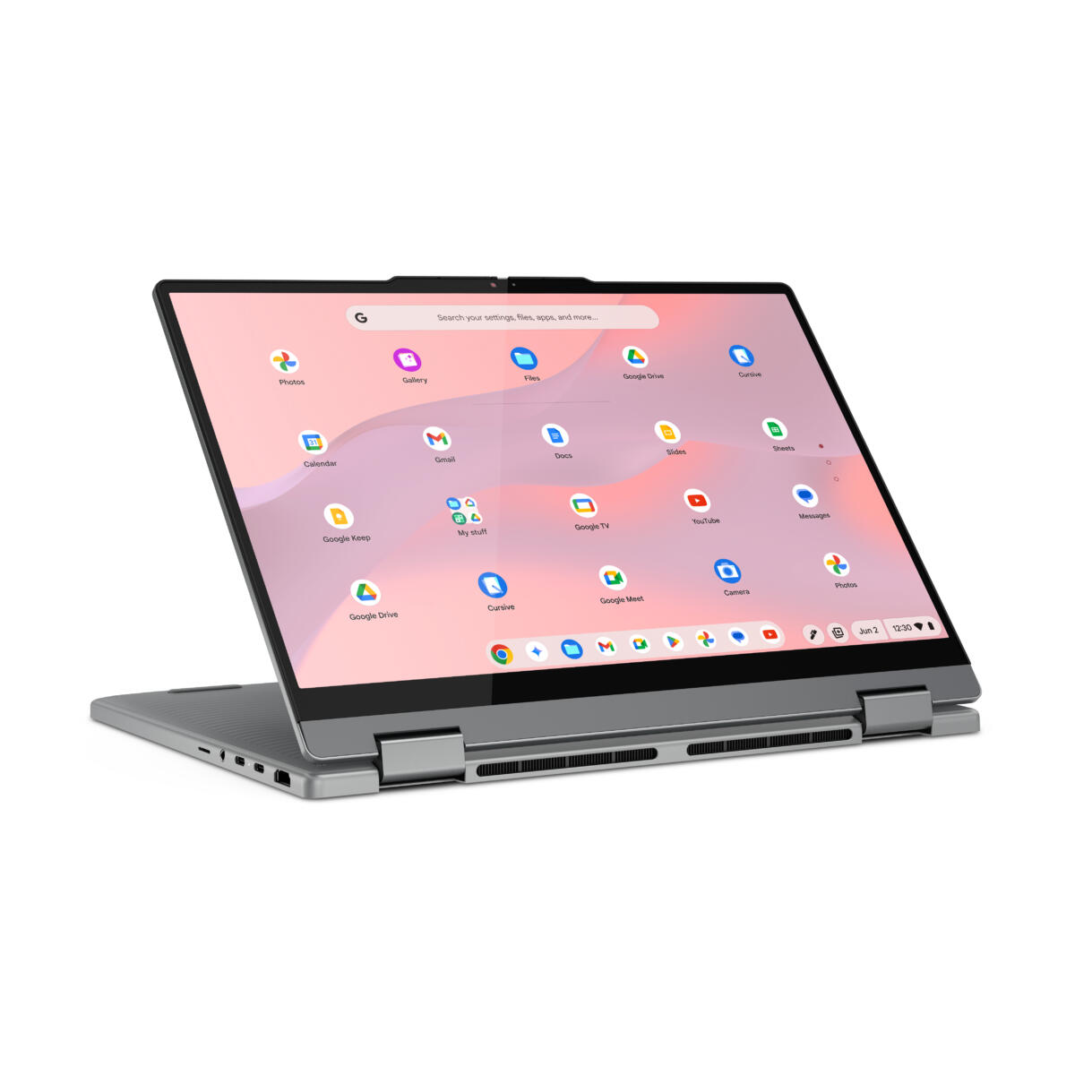 Lenovo Chromebook Plus 12ITN10 2-IN-1 Core™ 3 N355 128GB SSD 8GB 14" (1920x1200) TOUCHSCREEN Chrome OS GRAY - Image 2