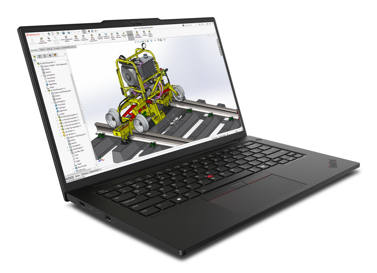 Lenovo ThinkPad P14s Gen 6 MOBILE WORKSTATION Core™ Ultra 7 255H 1TB SSD 32GB 14.5" WUXGA (1920x1200) IPS WIN11 Pro IR Webcam NVIDIA® RTX PRO 500 6144MB BLACK Backlit Keyboard FP Reader - Image 3