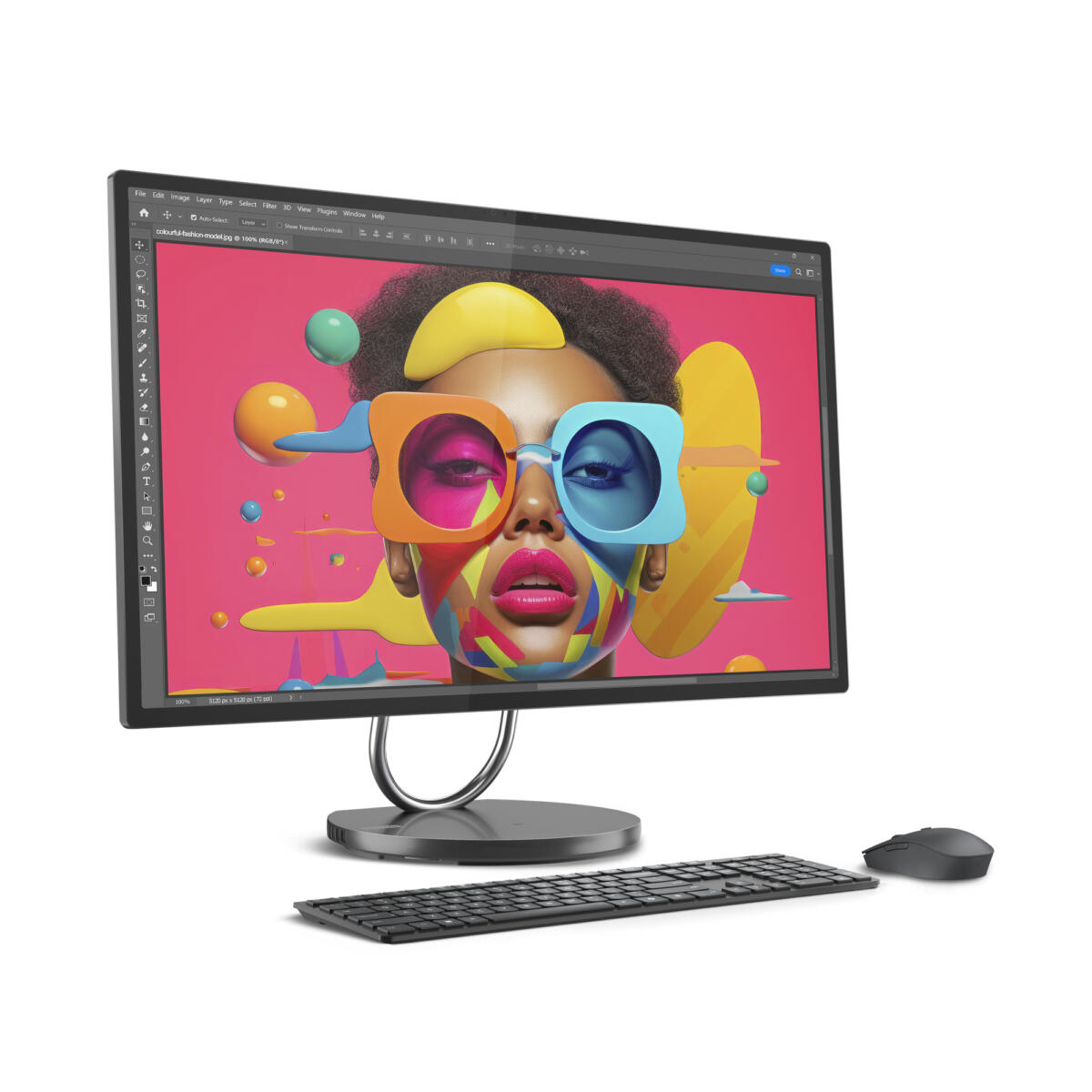 Lenovo YOGA 32ILL10 ALL-IN-ONE Core™ Ultra 7 258V 1TB SSD 32GB 31.5" (3840x2160) WIN11 Pro NVIDIA® RTX 4050 6144MB Wireless Keyboard & Mouse GRAY - Image 3