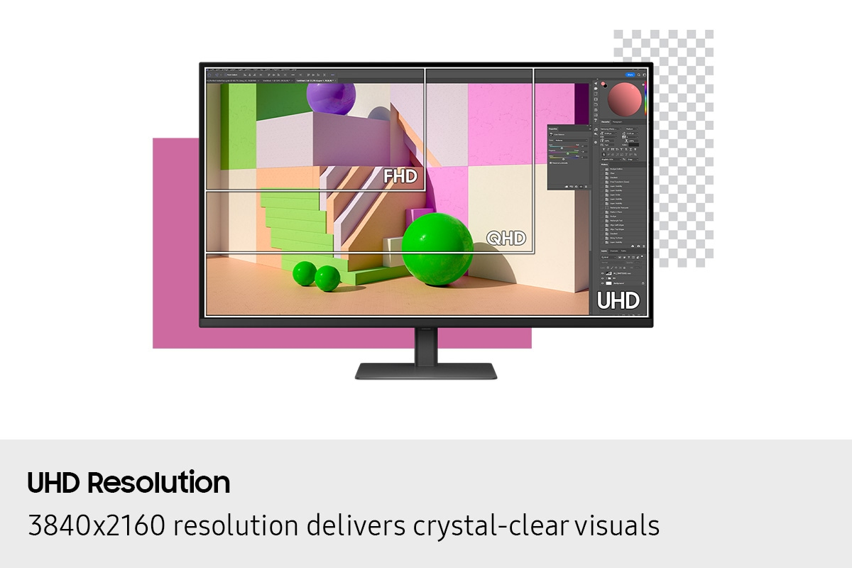 Samsung 37" ViewFinity S7 S70D UHD Monitor - Image 6