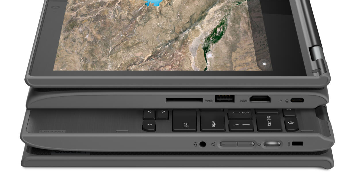 Lenovo Chromebook 300e 2-IN-1 Celeron® Quad-Core N4020 32GB eMMC 4GB 11.6" (1366x768) IPS TOUCHSCREEN CHROME OS BLACK - Image 5