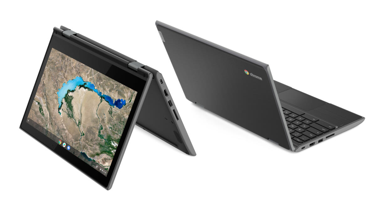 Lenovo Chromebook 300e 2-IN-1 Celeron® Quad-Core N4020 32GB eMMC 4GB 11.6" (1366x768) IPS TOUCHSCREEN CHROME OS BLACK - Image 4