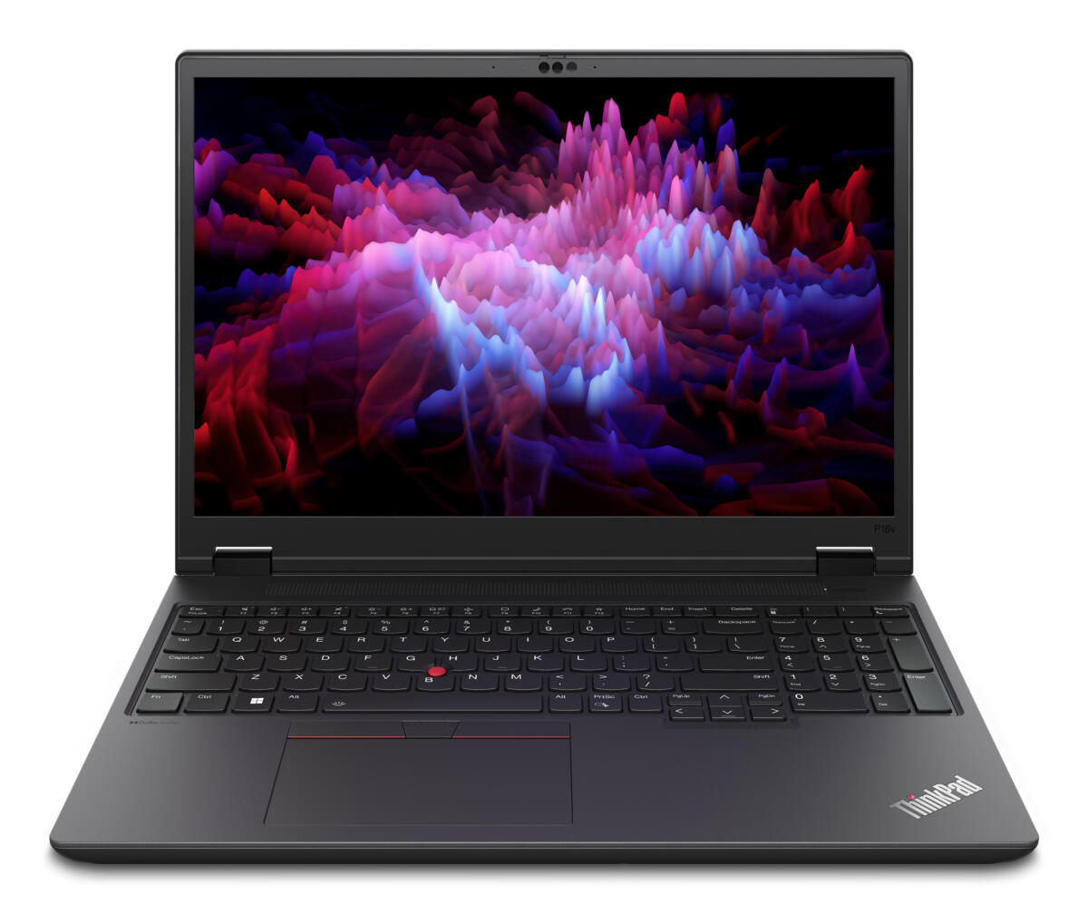 Lenovo ThinkPad P16v Gen 2 MOBILE WORKSTATION Core™ Ultra 7 155H 1T BSSD 32GB 16" WQUXGA (3840x2400) IPS WIN11 Pro IR Webam NVIDIA® RTX 1000 Ada 6144MB BLACK Backlit Keyboard FP Reader